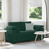 VidaXL Loveseat Sofa Donkergroen 120 cm - 35% Korting