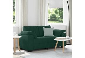 VidaXL Loveseat Sofa Donkergroen 120 cm - 35% Korting