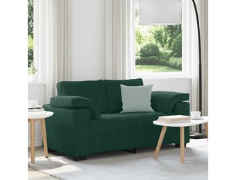 VidaXL Loveseat Sofa Donkergroen 120 cm - 35% Korting