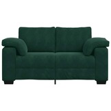 VidaXL Loveseat Sofa Donkergroen 120 cm - 35% Korting