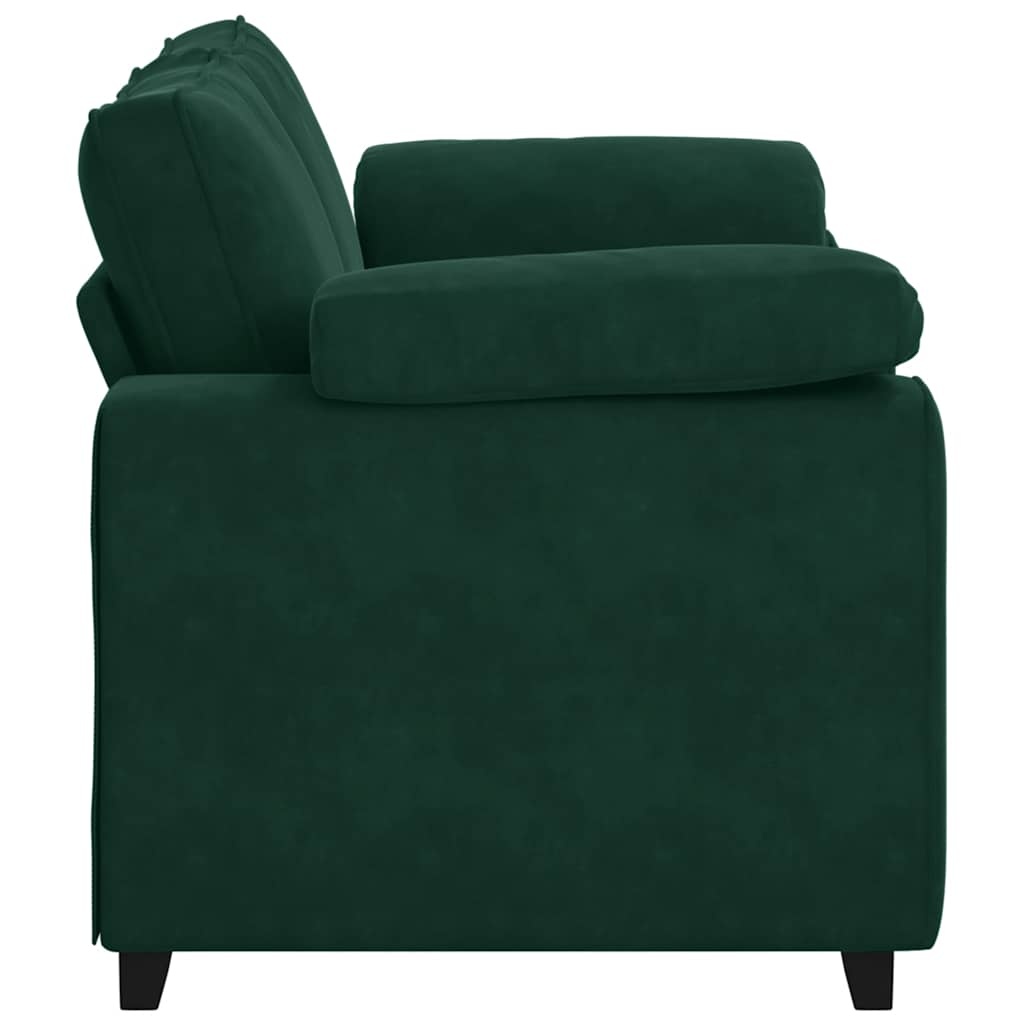 VidaXL Loveseat Sofa Donkergroen 120 cm - 35% Korting