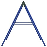 vidaXL Schommelframe voor buiten met 2 ophanghaken staal blauw