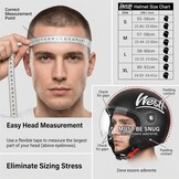 Mat Zwarte Jethelm Motor/Scooter met Vizier - 29% Korting