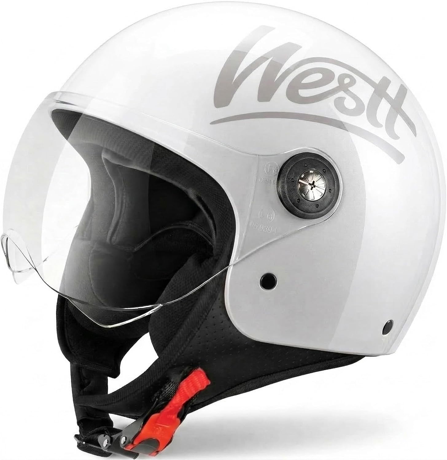 Mat Zwarte Jethelm Motor/Scooter met Vizier - 29% Korting