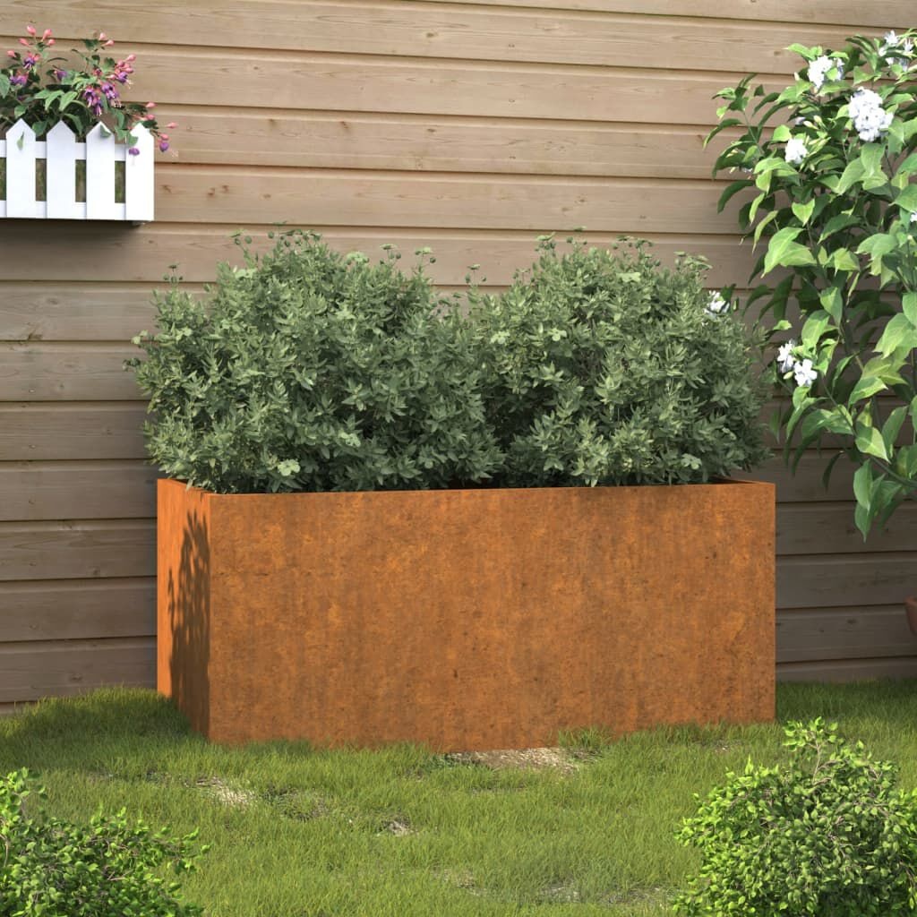 vidaXL Cortenstaal Plantenbak 62x30x29 cm - 58% Korting!