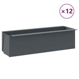 12x VidaXL Bloembakken voor Europallets - Grijs (56% Korting)
