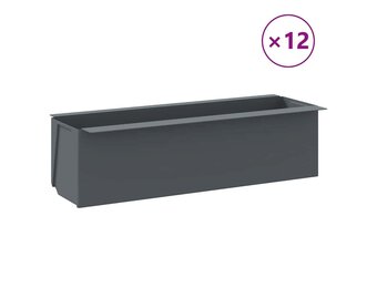 12x VidaXL Bloembakken voor Europallets - Grijs (56% Korting)
