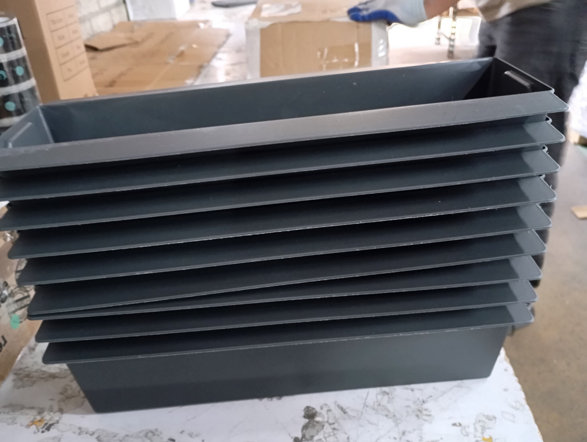12x VidaXL Bloembakken voor Europallets - Grijs (56% Korting)