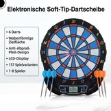 Elektronisch Dartbord - 1-8 Spelers, 25 Games & 70% Korting