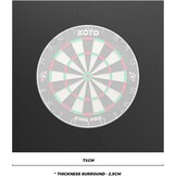 Vierkant Zwart Dartbord Surround - 33% Korting!