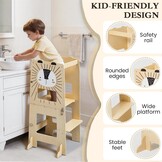 Opvouwbare Montessori Leertoren Leeuw met Tekenbord | Kindertafel