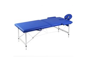 Inklapbare Massagetafel Blauw - 35% Korting