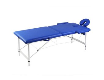Inklapbare Massagetafel Blauw - 35% Korting