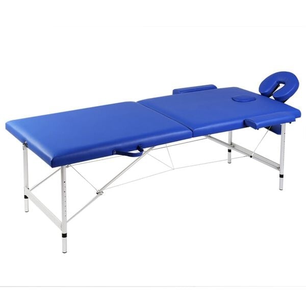 Inklapbare Massagetafel Blauw - 35% Korting