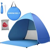 Pop-up Strandtent XXL Bruin | 3-5 pers. | 34% Korting