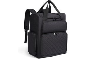 Nagellak Rugzak Organizer Zwart (84 Flesjes) & UV-lamp | Manicure Opbergtas