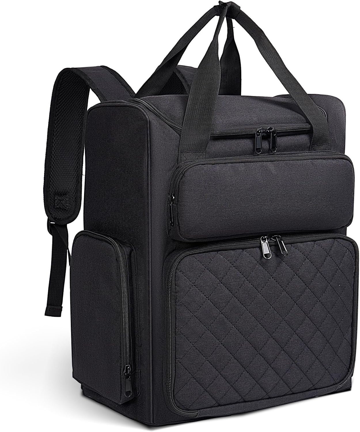 Nagellak Rugzak Organizer Zwart (84 Flesjes) & UV-lamp | Manicure Opbergtas