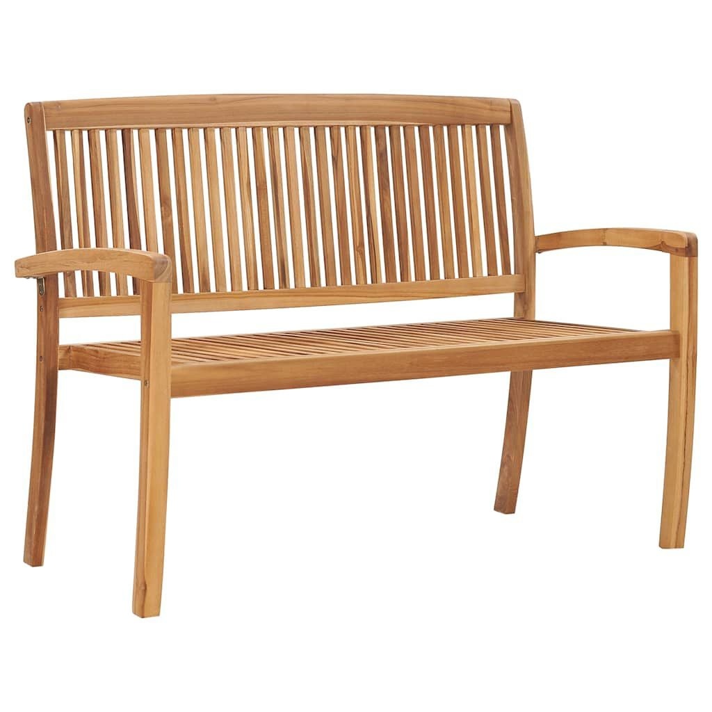 Teakhouten Tuinbank 2-zits Stapelbaar 128,5 cm met 35% Korting