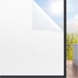 Mat Witte Raamfolie 44,5x200 cm - Privacy & UV Bescherming