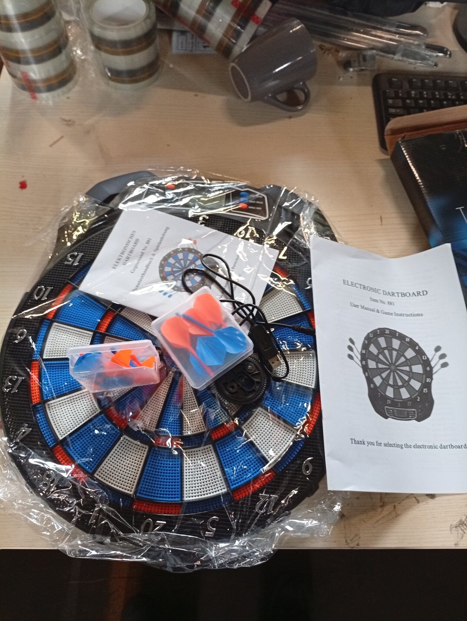 Elektronisch Dartbord 1-8 Spelers, 25 Spellen & 157 Variaties - 52% Korting!