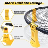 Verlichte Roundnet Set Geel (36") - 33% Korting