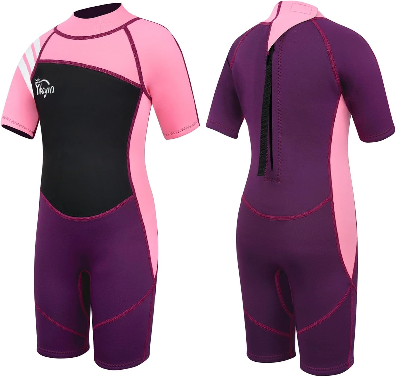 Kinder Shorty Wetsuit 2.5mm Neopreen Rood Maat M - 56% Korting