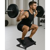 Verstelbare Kuitrekker Squat Wedge - Zwart - 350 kg - 4 Hoeken