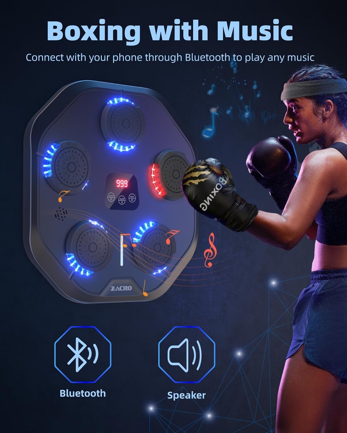 Interactieve Boksmachine met Bluetooth - 53% Korting!