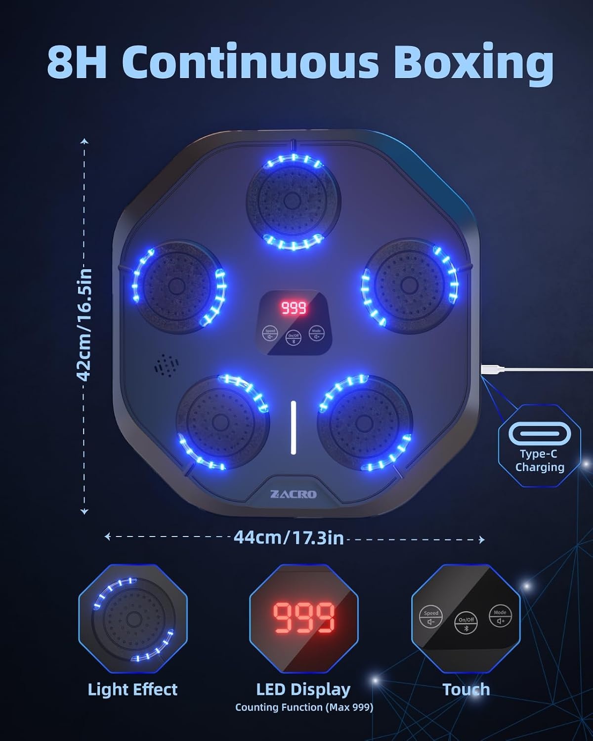 Interactieve Boksmachine met Bluetooth - 53% Korting!