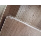 Nachtkastje bewerkt hout - Artisanaal Eiken - 40x35x62,5 cm - 53% Korting