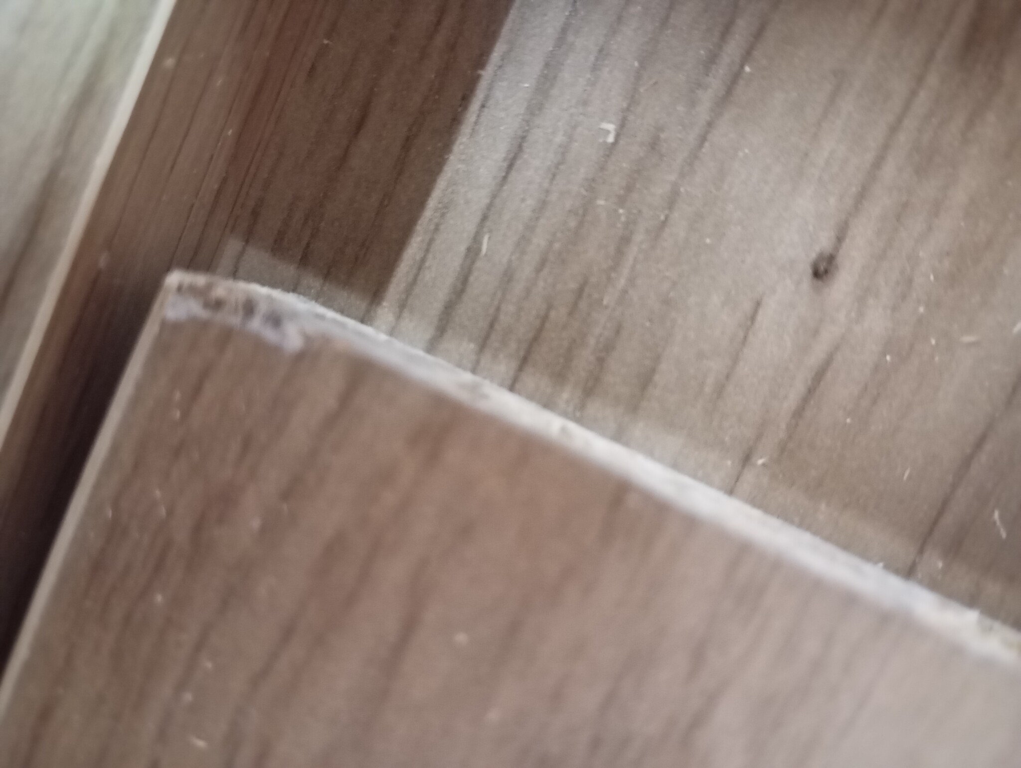 Nachtkastje bewerkt hout - Artisanaal Eiken - 40x35x62,5 cm - 53% Korting