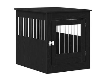 Hondenbench Meubel Zwart Eiken 80x64,5x71 cm - 54% Korting