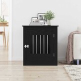 Hondenbench Meubel Zwart Eiken 80x64,5x71 cm - 54% Korting