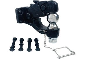 Zware 8 Ton Pintle Haak met 50mm Kogel Trekhaken Combinatie - 65% Korting