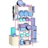 Roze Dumbbell Rek 6-Laags - Perfect voor Home Gym met Korting!