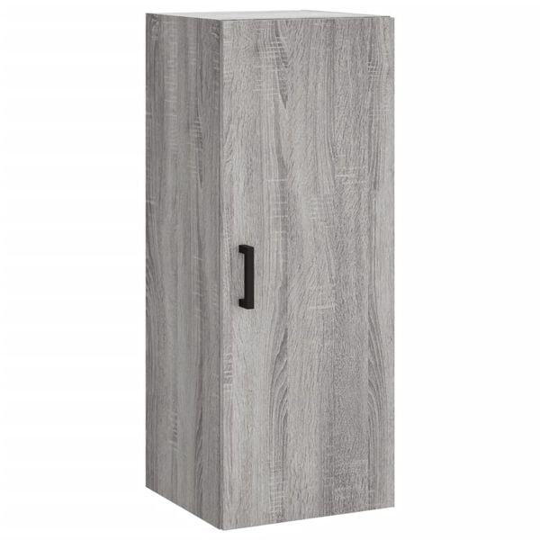 Grijze Hangkast met Sonoma Eikenlook (34,5x34x90 cm) - 59% Korting!