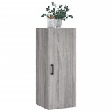 Grijze Hangkast met Sonoma Eikenlook (34,5x34x90 cm) - 59% Korting!