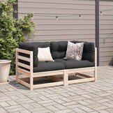 vidaXL Loungeset Grenenhout - 35% Korting