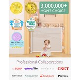 Intrekbaar Traphekje Wit - 83cm Hoog, 140cm Breed | 34% Korting