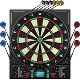 Elektronisch Dartbord 46x52 cm | 34 Spellen | Tot 8 Spelers | 60% Korting