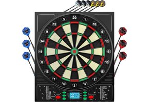 Elektronisch Dartbord 46x52 cm | 34 Spellen | Tot 8 Spelers | 60% Korting