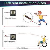Elektronisch Dartbord 46x52 cm | 34 Spellen | Tot 8 Spelers | 60% Korting