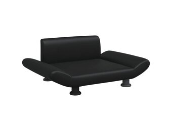 VidaXL Hondenmand Kunstleer Zwart - 70x45x28 cm - 34% Korting