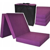 Vouwmatras Logeermatras Reismatras Camper/Caravan Violet 195x80x15 cm