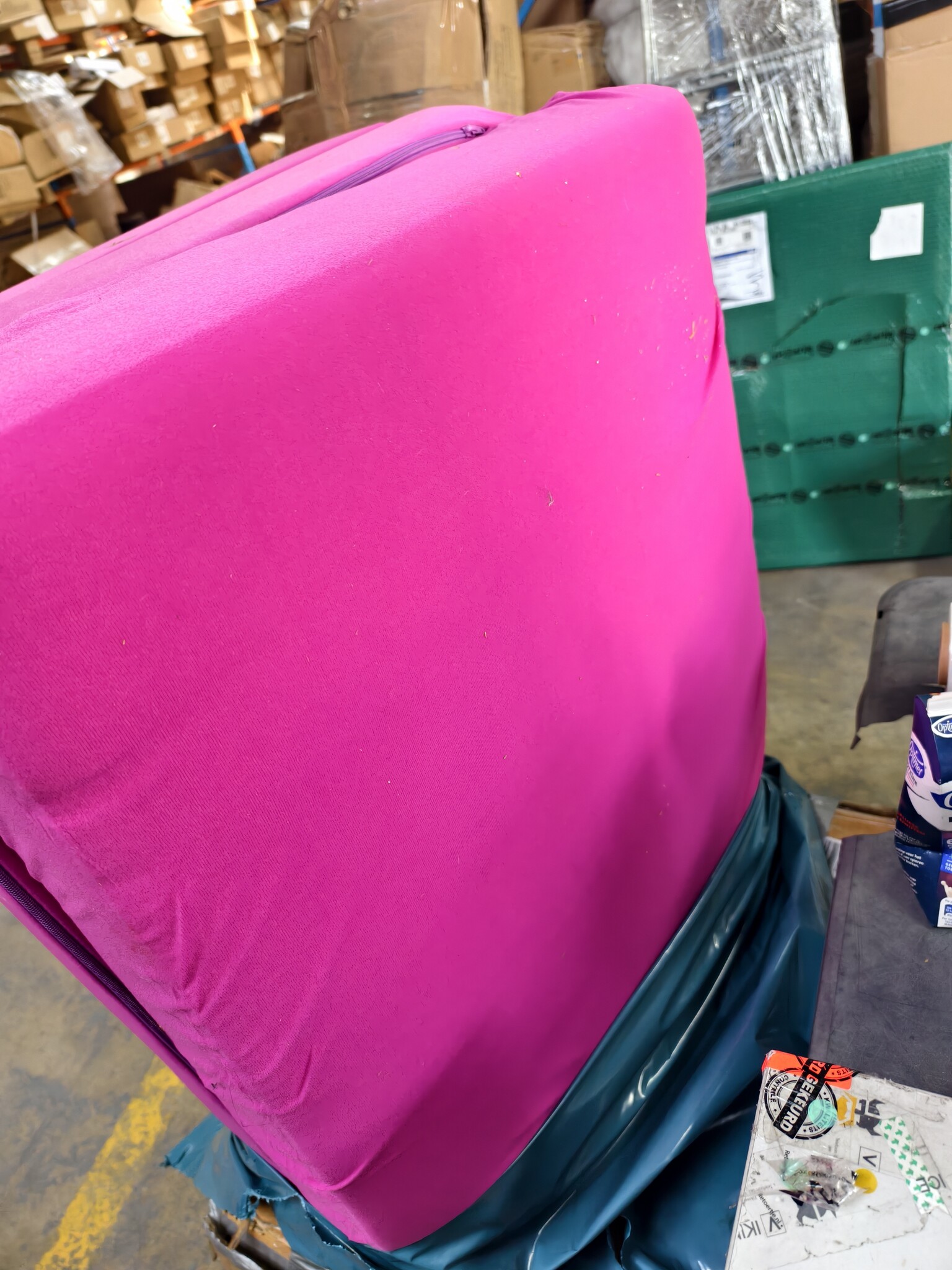 Vouwmatras Logeermatras Reismatras Camper/Caravan Violet 195x80x15 cm
