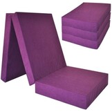 Vouwmatras Logeermatras Reismatras Camper/Caravan Violet 195x80x15 cm