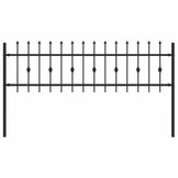 Spike Heg Zwart 200x130cm Gepoedercoat Staal - 60% Korting!