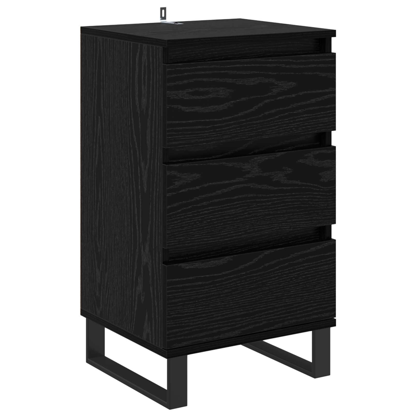 Zwart Eiken Dressoir met Lade - 29% Korting