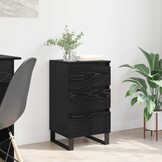 Zwart Eiken Dressoir met Lade - 29% Korting
