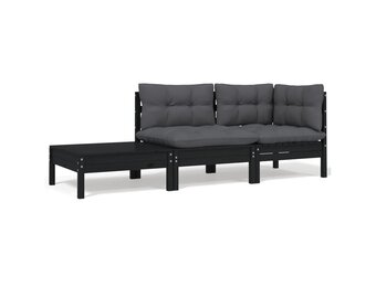 vidaXL Loungeset Grenenhout (59% Korting)